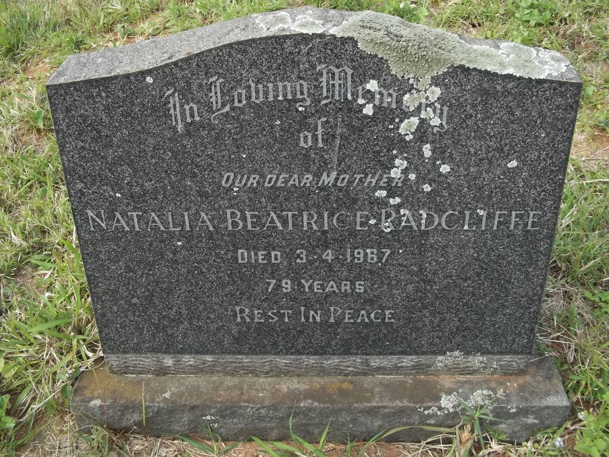 RADCLIFFE Natalia Beatrice -1967