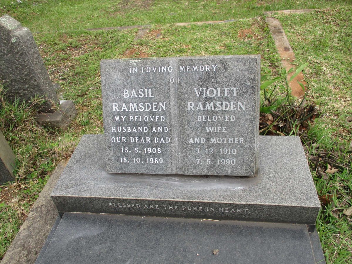 RAMSDEN Basil 1908-1969 &amp; Violet 1910-1990