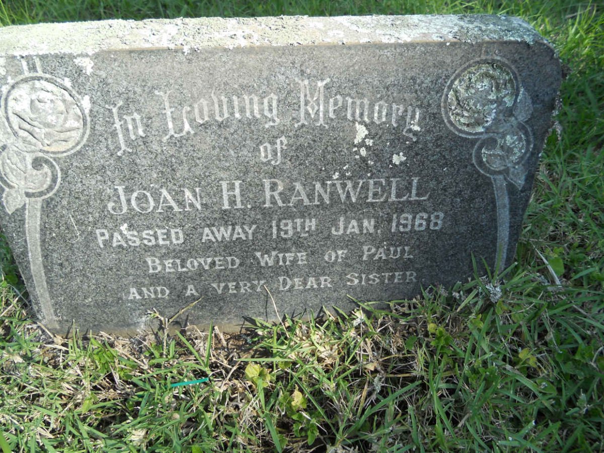 RANWELL Joan H. -1968