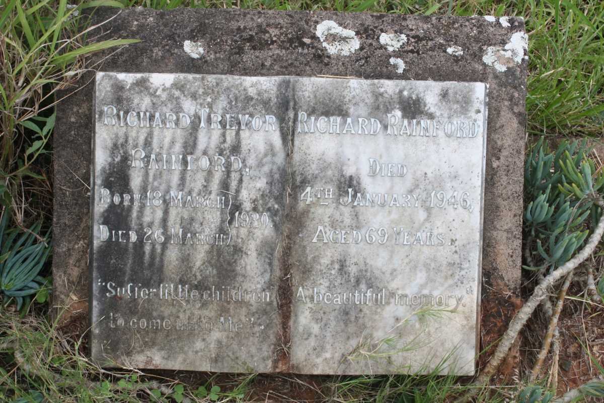 RAINFORD Richard -1946 :: RAINFORD Richard Trevor 1920-1920