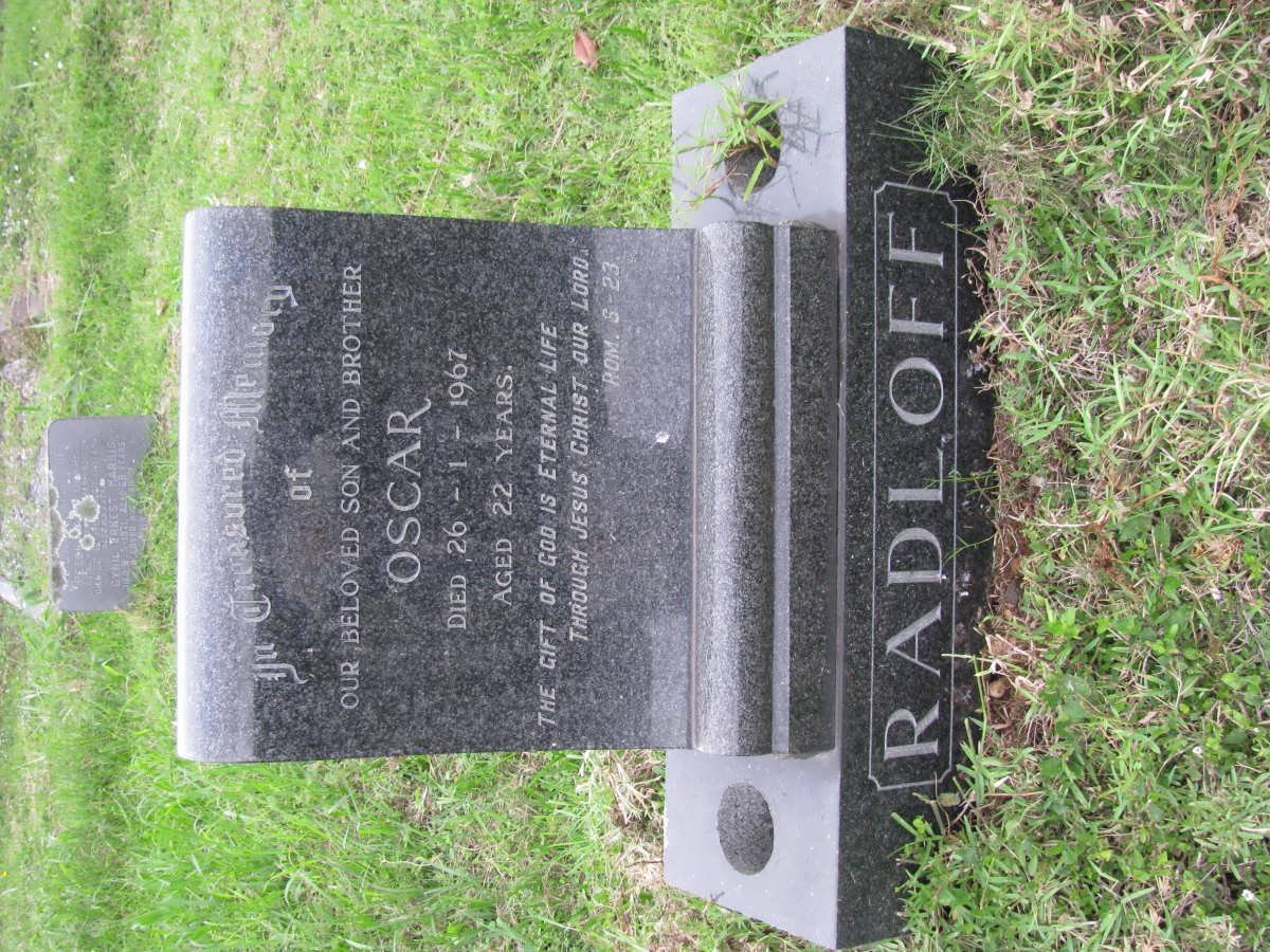 RADLOFF Oscar -1967