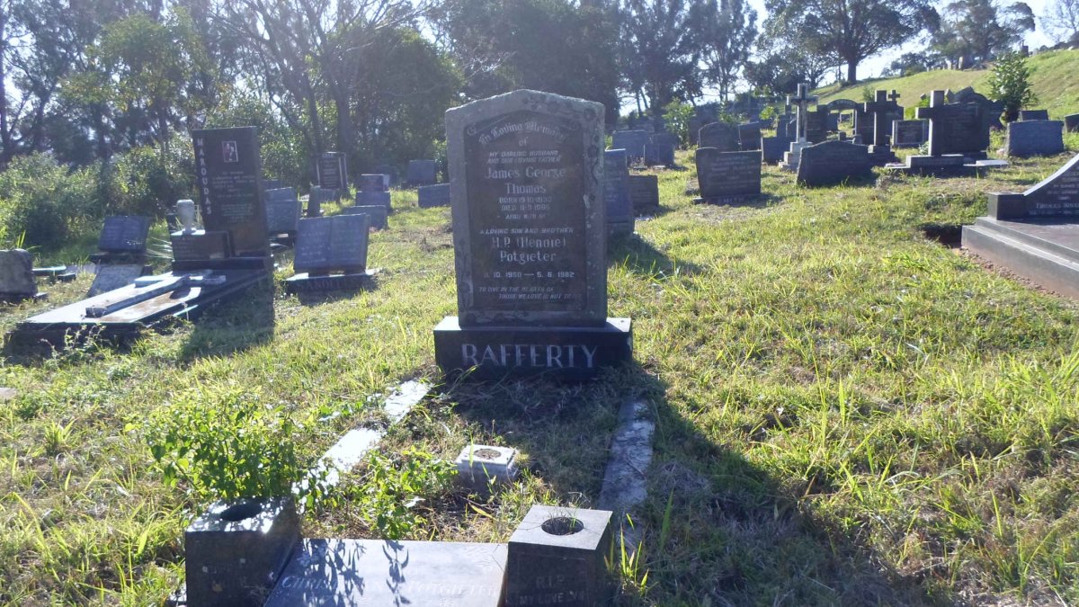 RAFFERTY James George Thomas 1930-1966 :: POTGIETER H.P. 1950-1982 :: POTGIETER Christiaan H. 1952-1985
