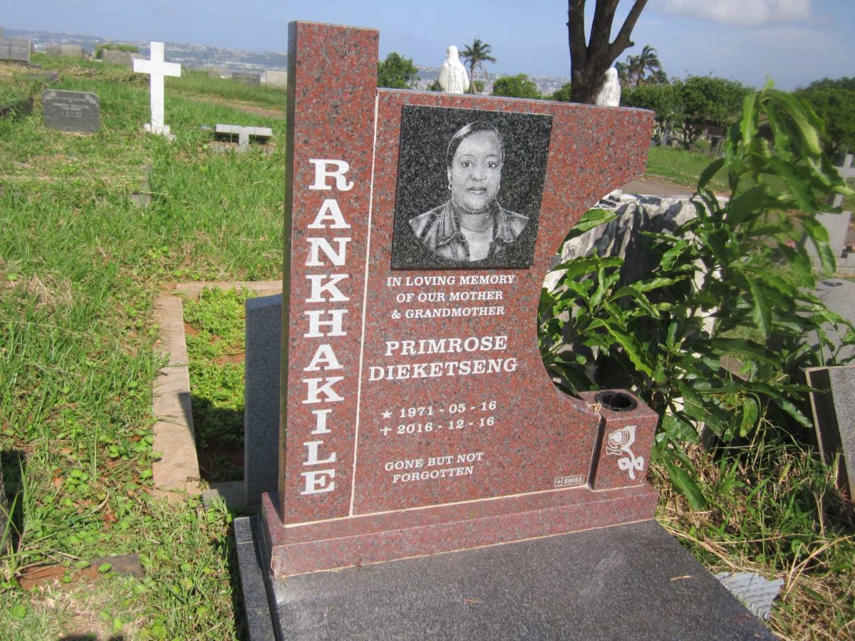 RANKHAKILE Primrose Dieketseng 1971-2016