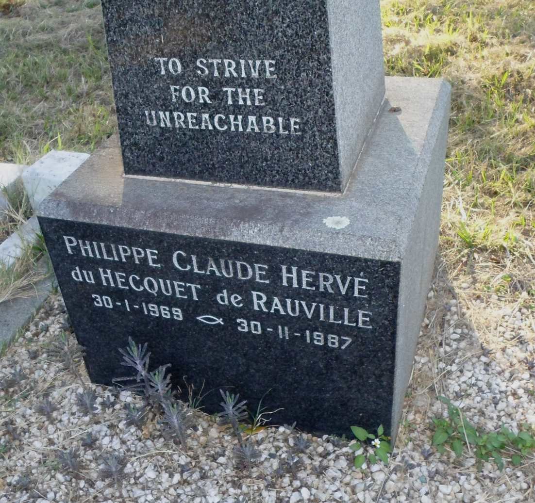RAUVILLE Philippe Claude Herve, de Du HECQUET 1969-1987