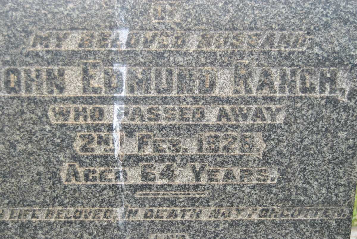 RANCH John Edmund -1928