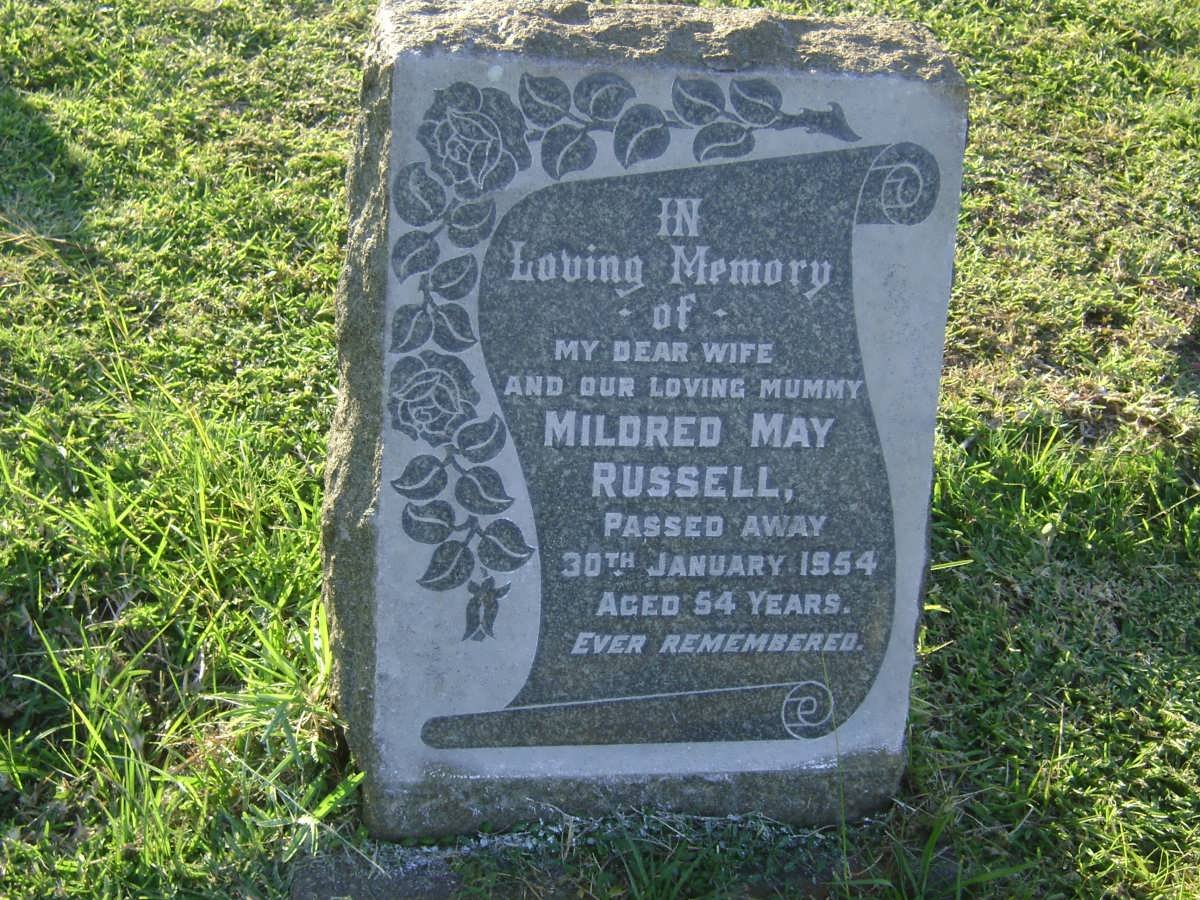 RUSSELL Mildred May -1954