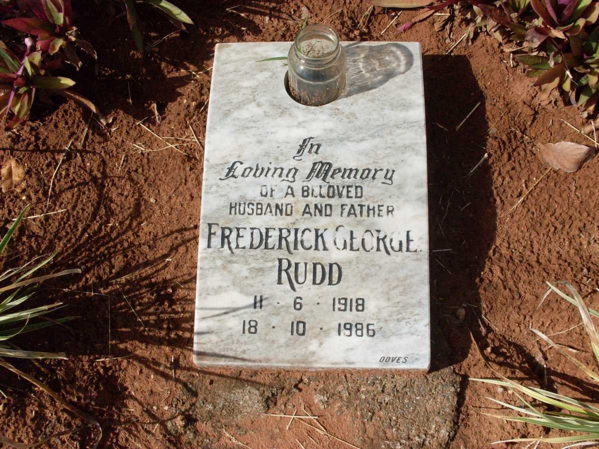 RUDD Frederick George 1918-1986