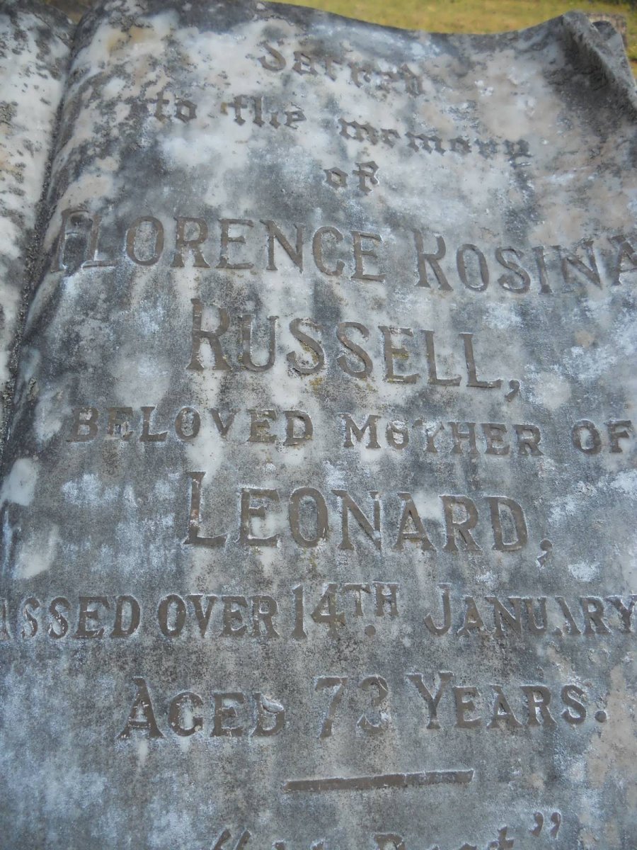 RUSSELL Florence Rosina -1960 