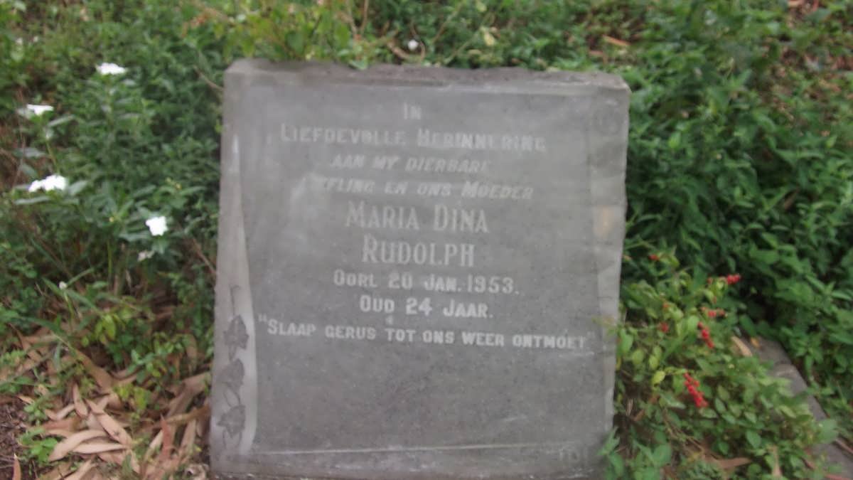 RUDOLPH Maria Dina -1953