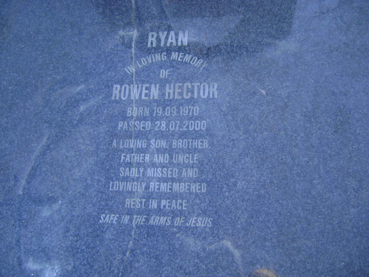 RYAN Rowen Hector 1970-2000