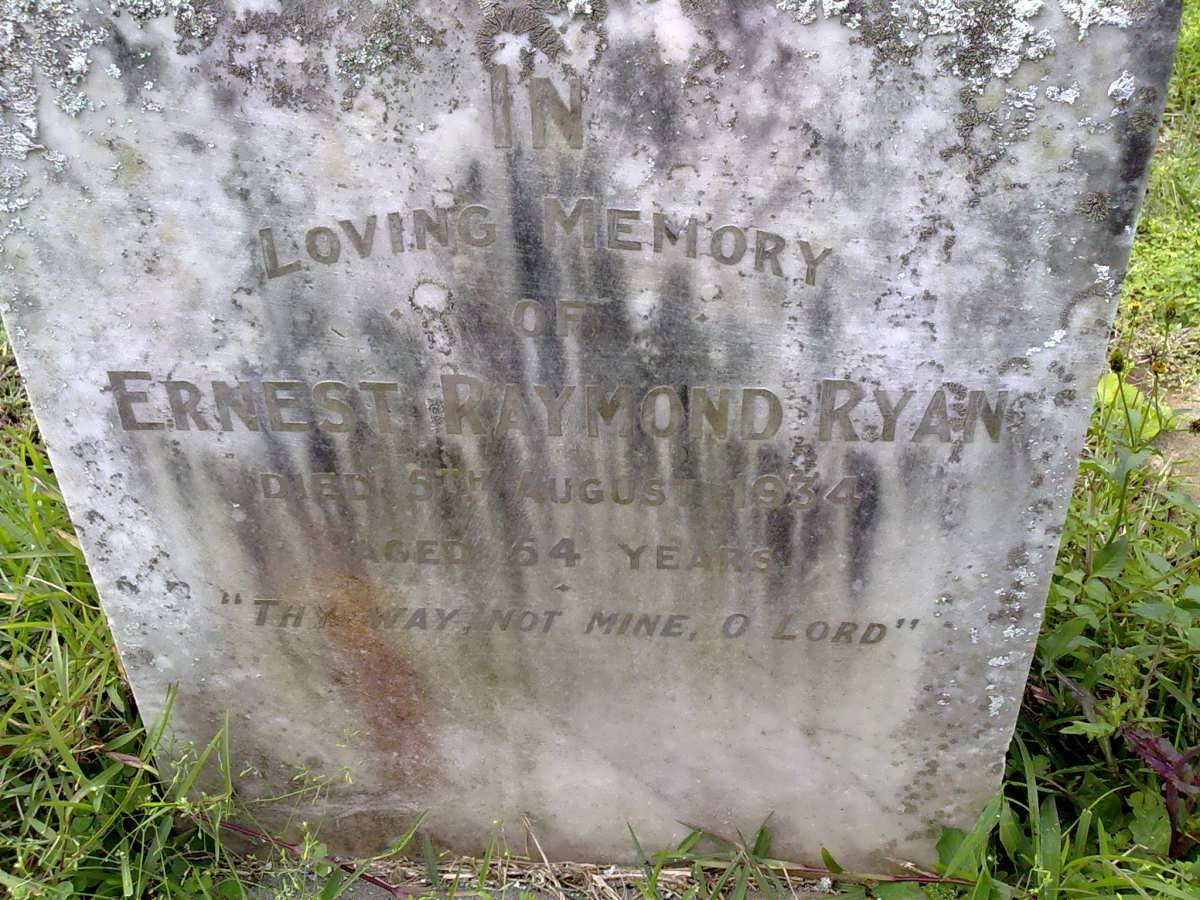 RYAN Ernest Raymond -1934