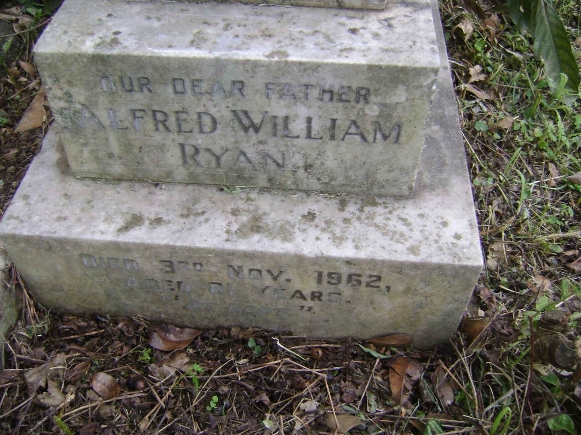 RYAN Alfred William -1962 &amp; Mary Ann -1959