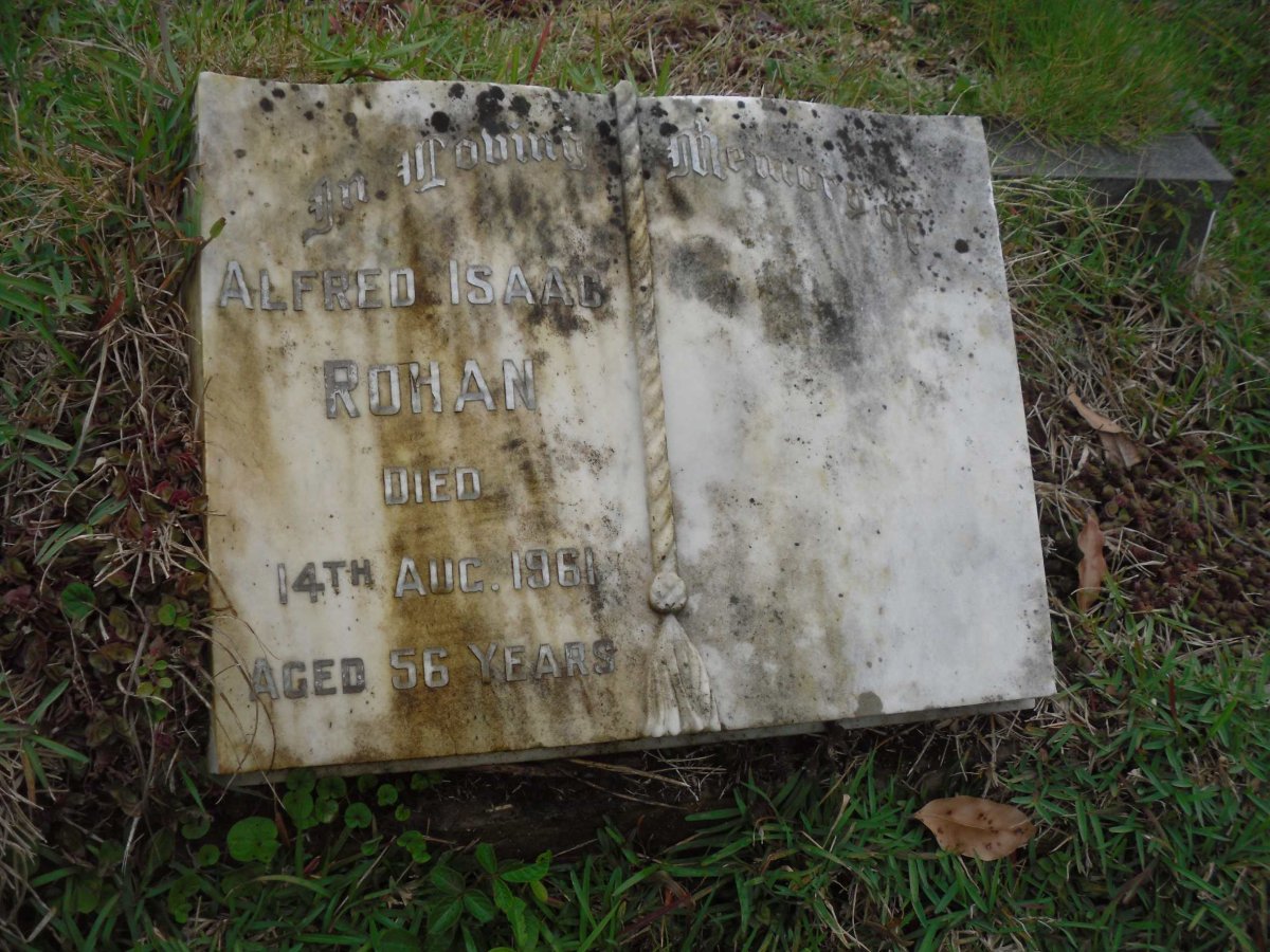 ROHAN Alfred Isaac -1961