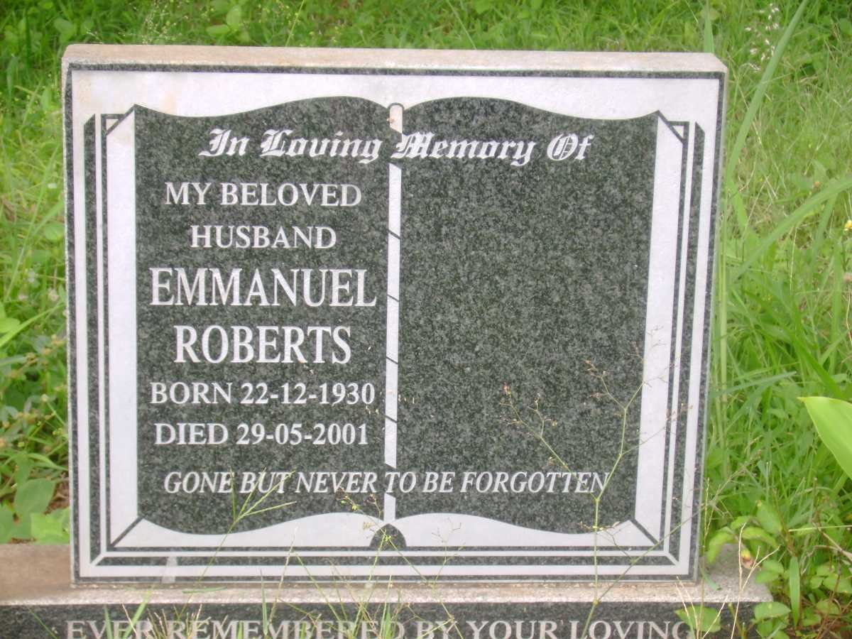 ROBERTS Emmanuel 1930-2001