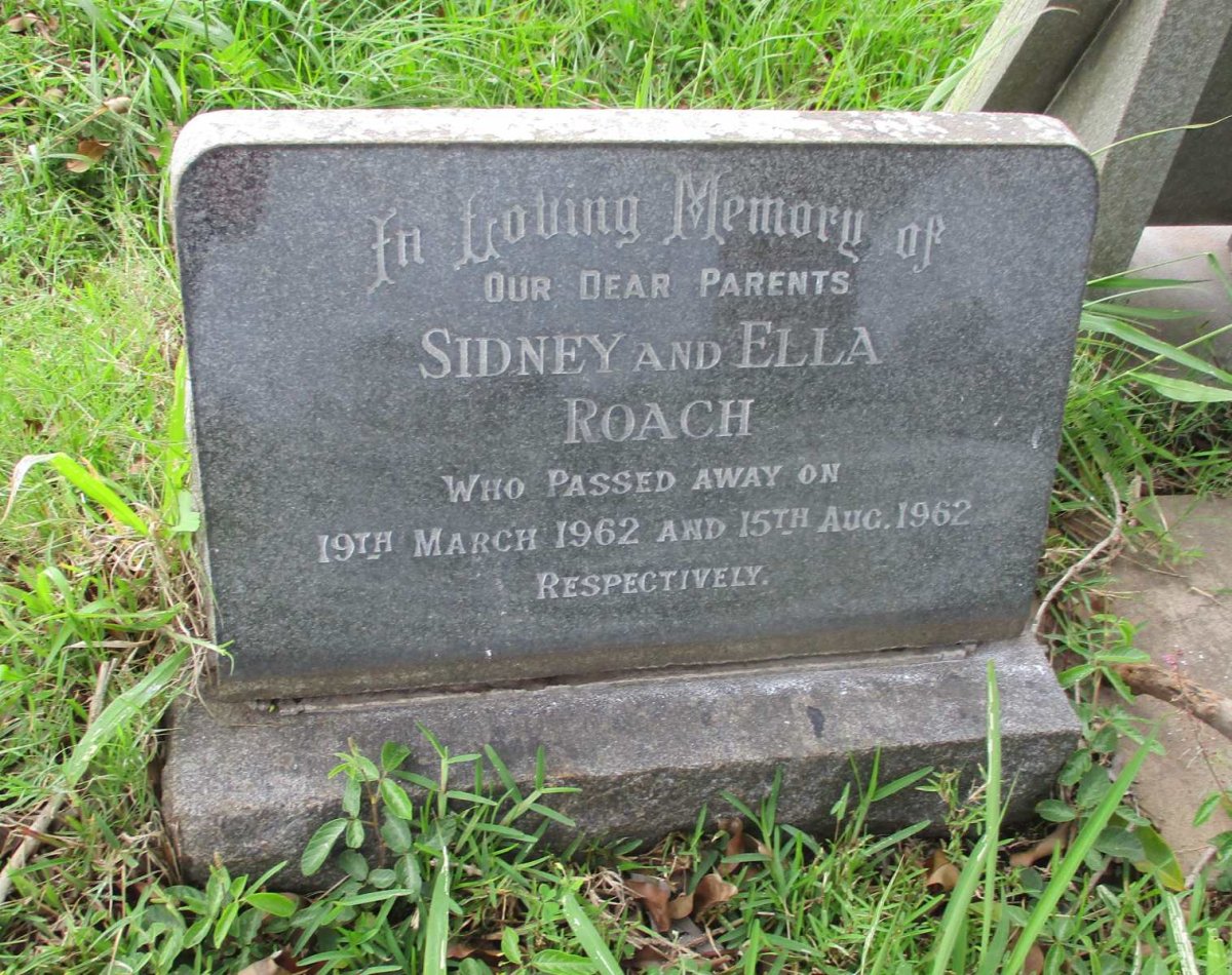 ROACH Sidney -1962 &amp; Ella -1962