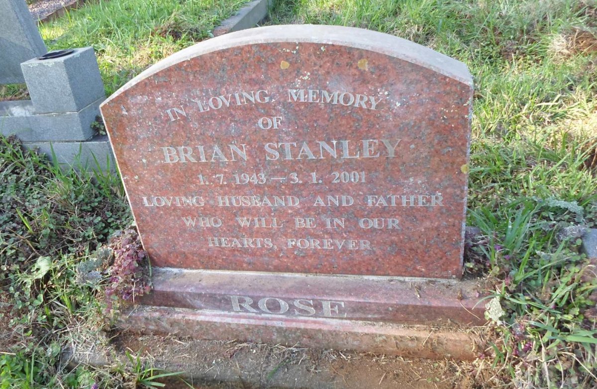 ROSE Brian Stanley 1943-2001