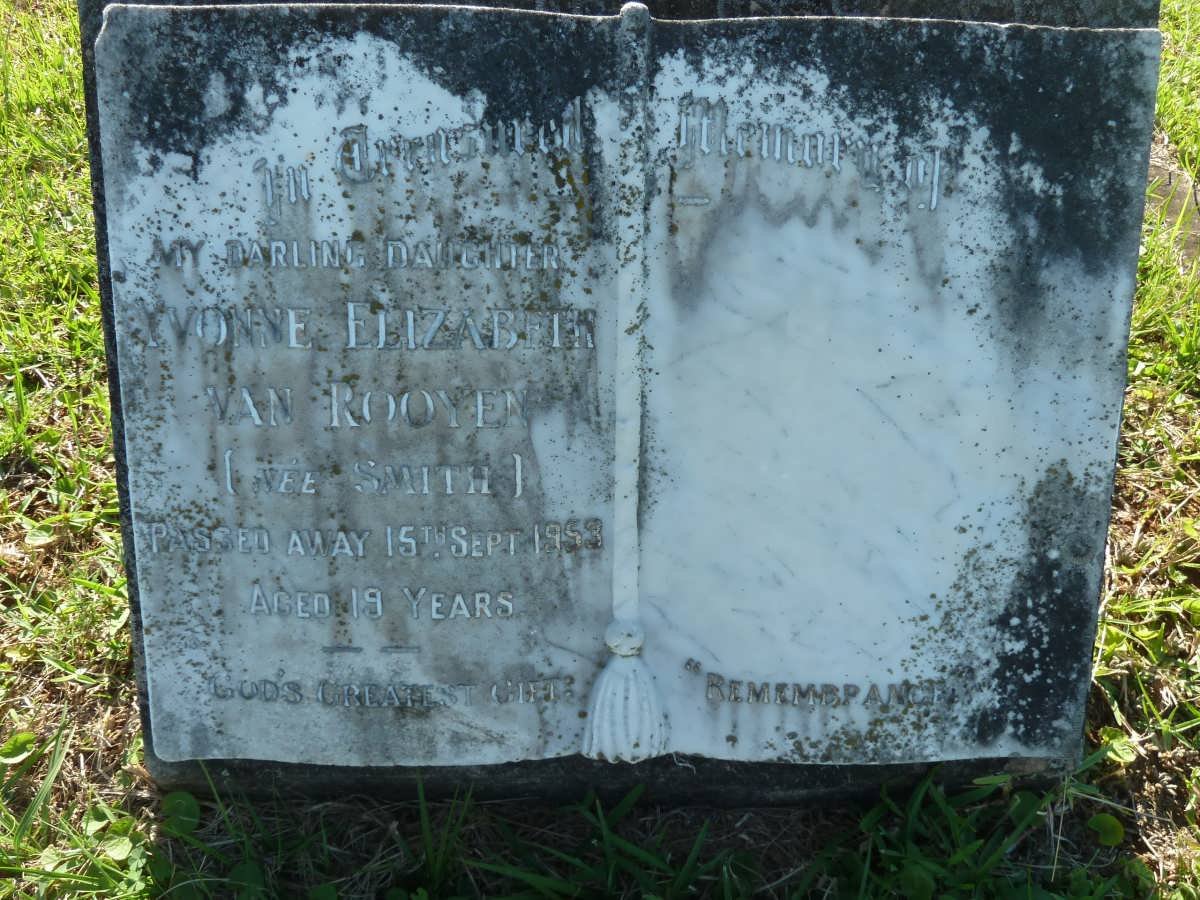 ROOYEN Yvonne Elizabeth, van nee SMITH -1953