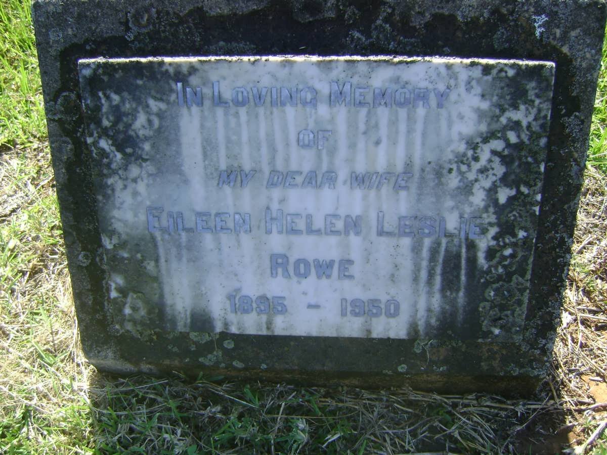 ROWE Eileen Helen Leslie 1895-1950
