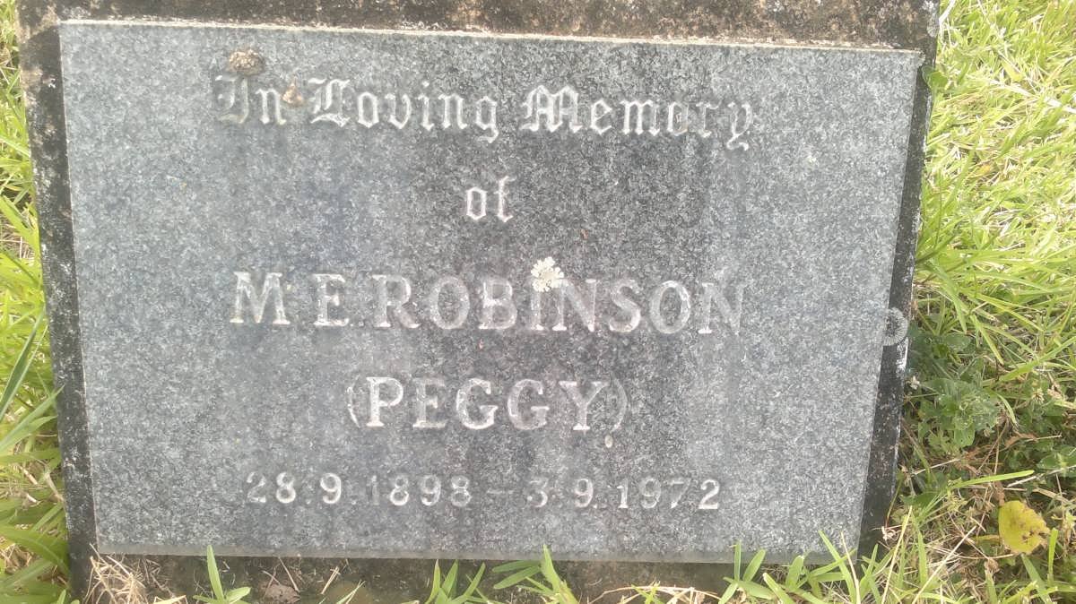 ROBINSON M.E. 1898-1972