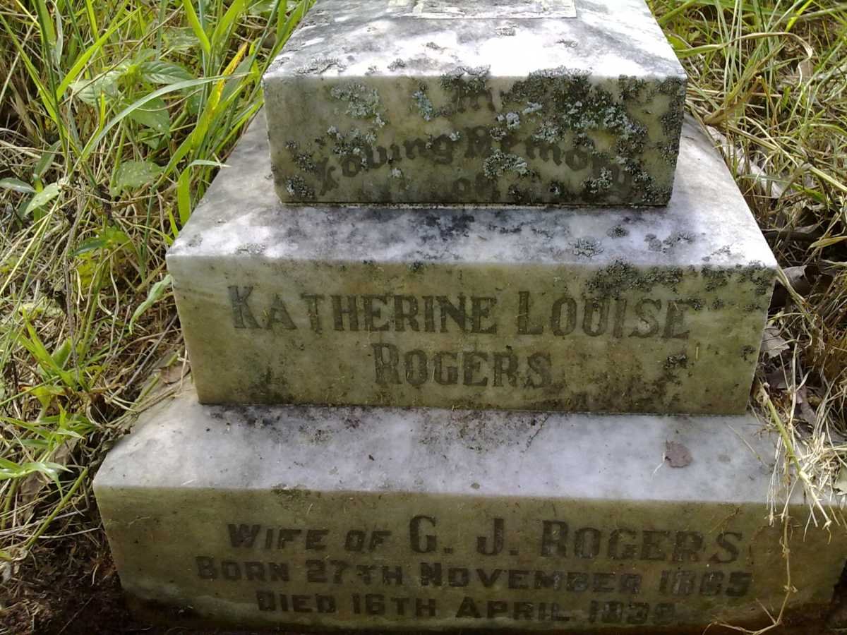 ROGERS Katherine Louise 1865-1939