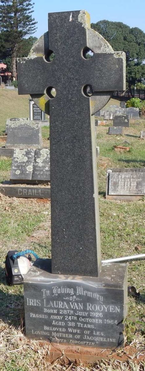 ROOYEN Iris Laura, van 1926-1964