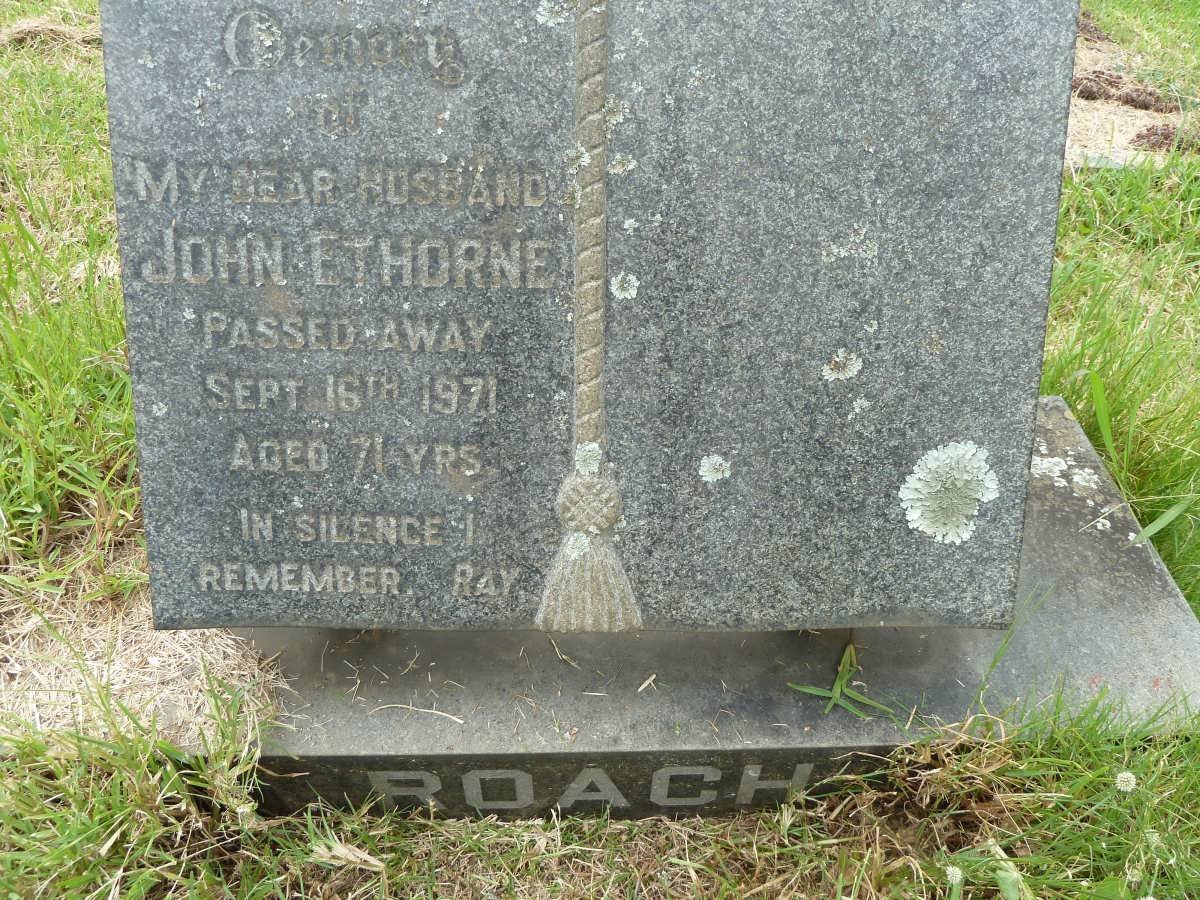 ROACH John Ethorne 1900-1971