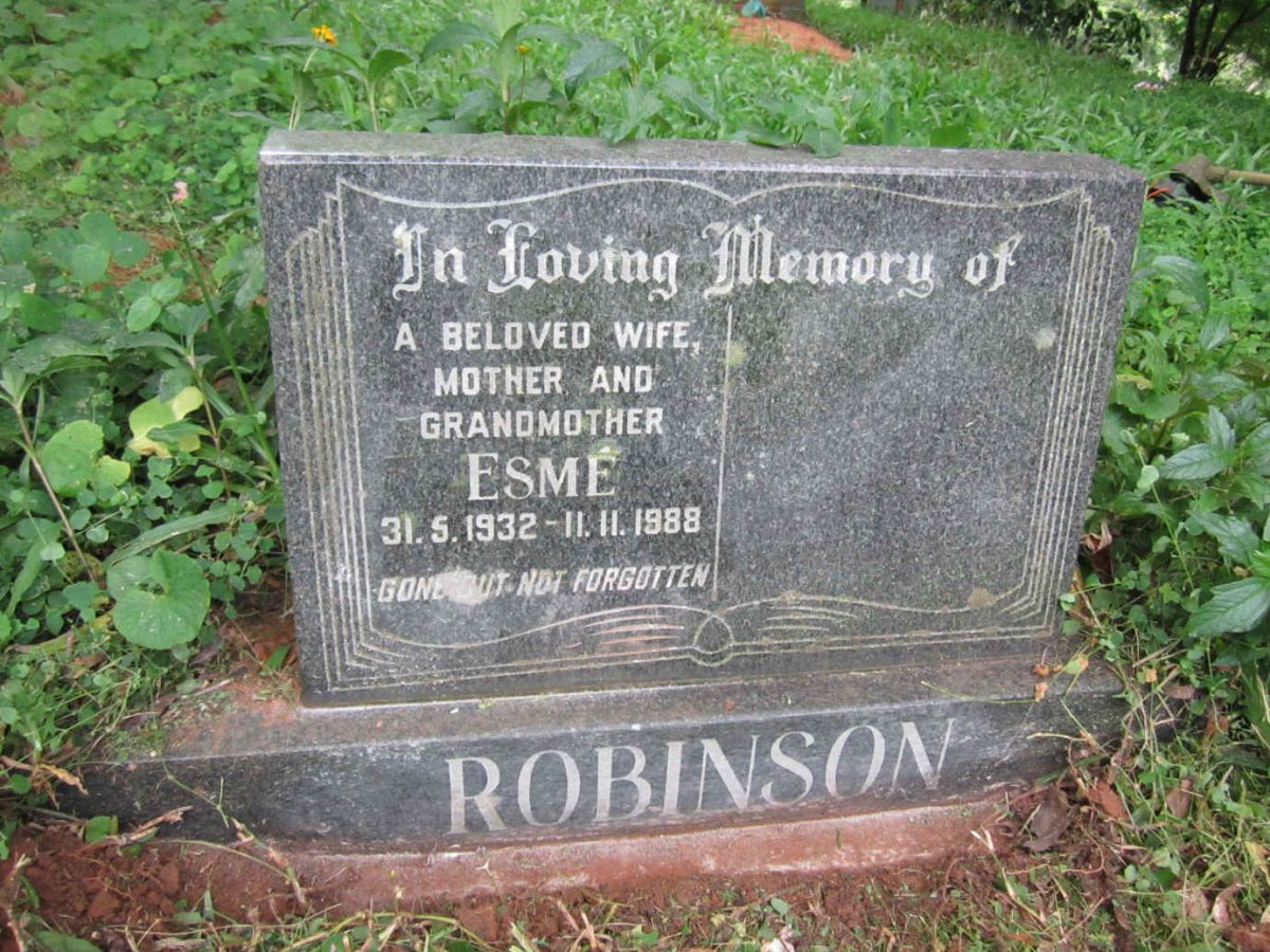 ROBINSON Esme 1932-1988