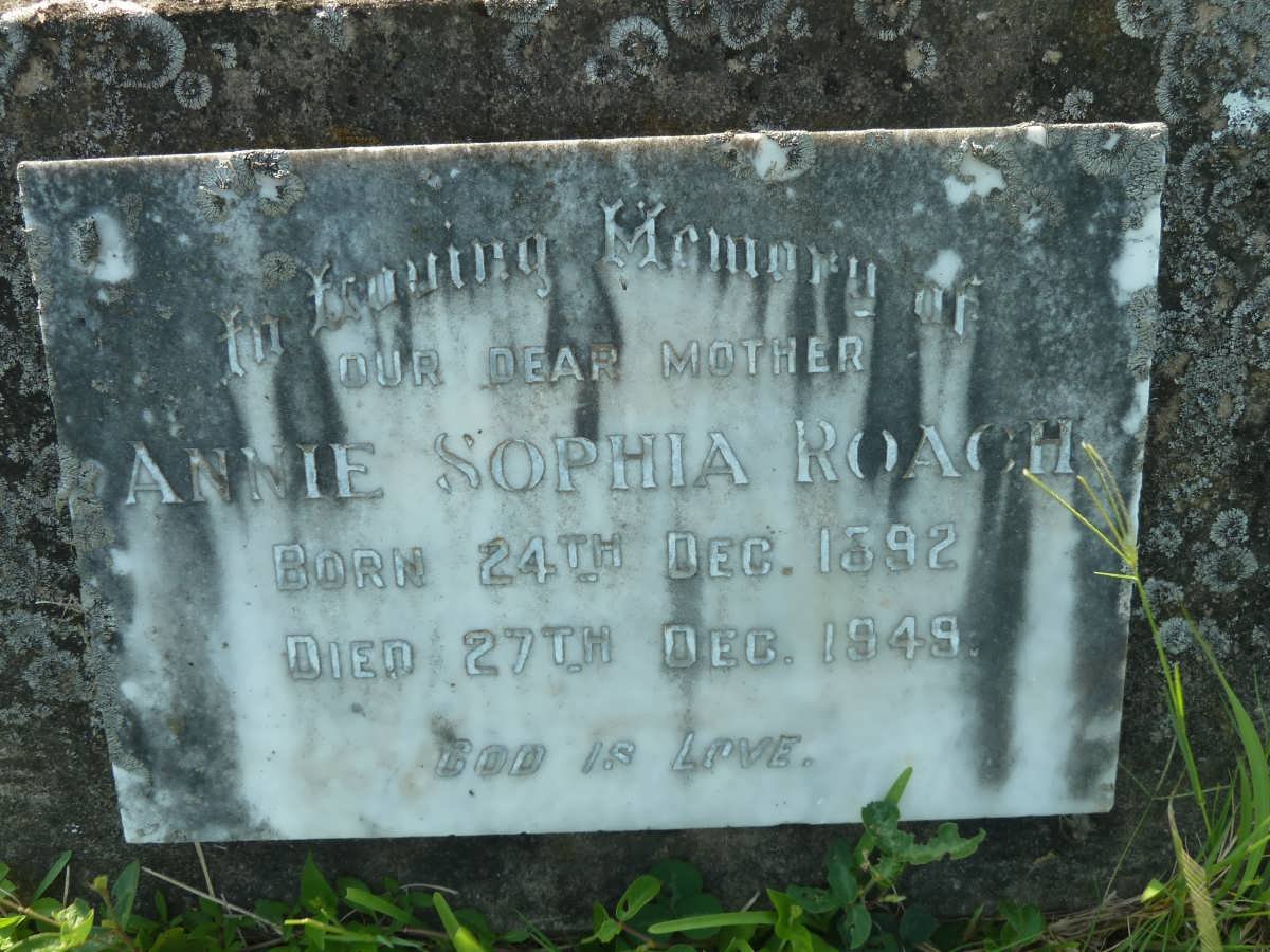 ROACH Annie Sophia 1892-1949