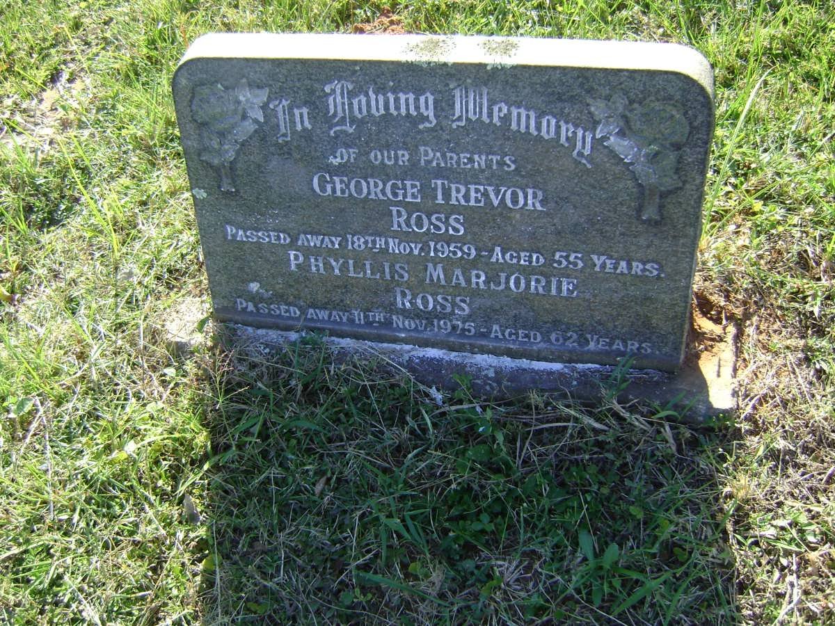 ROSS George Trevor -1959 &amp; Phyllis Marjorie -1975