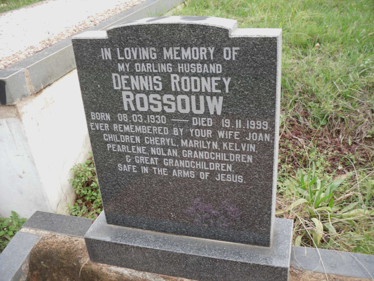 ROSSOUW Dennis Rodney 1930-1999