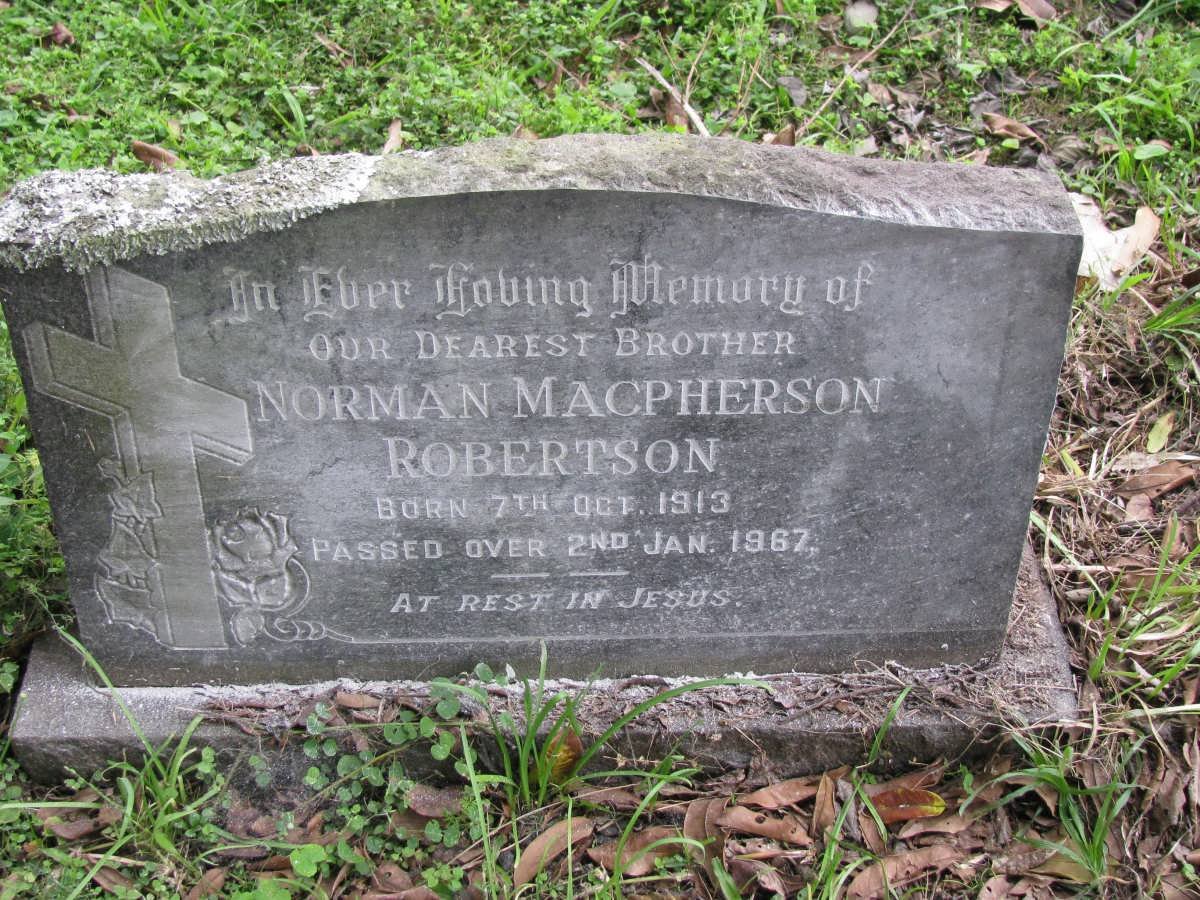 ROBERTSON Norman Macpherson 1913-1967