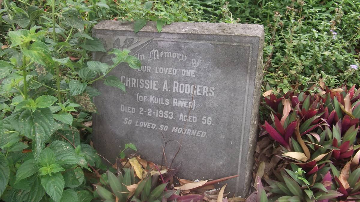 RODGERS Chrissie A. -1953
