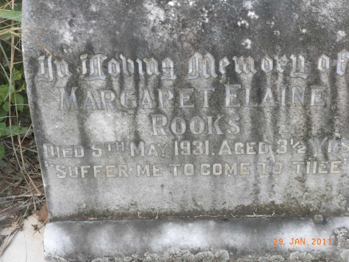 ROOKS Margaret Elaine -1931