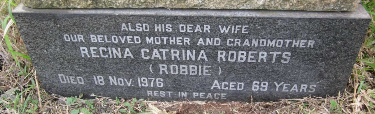 ROBERTS Regina Catrina -1976