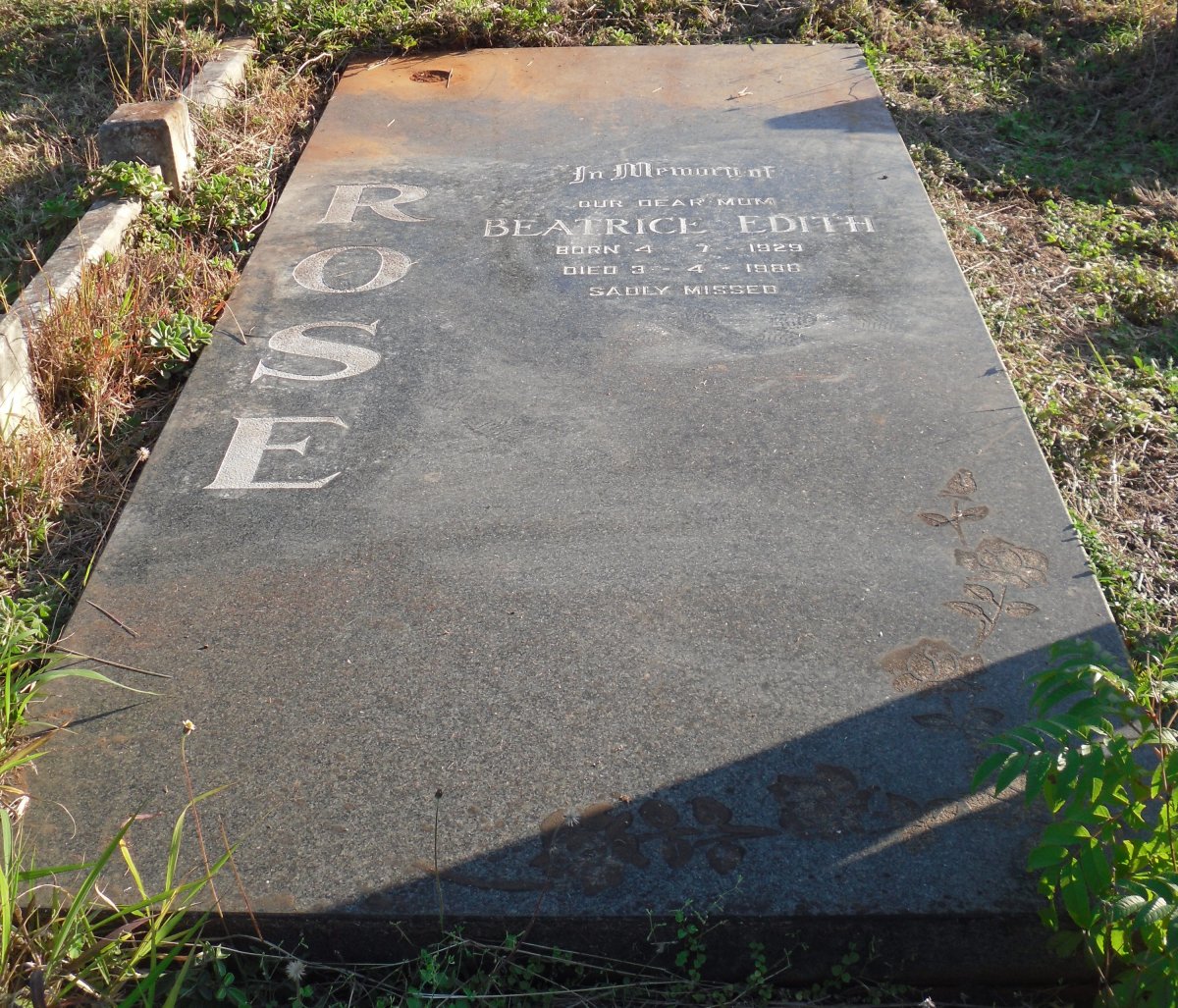 ROSE Beatrice Edith 1929-1988