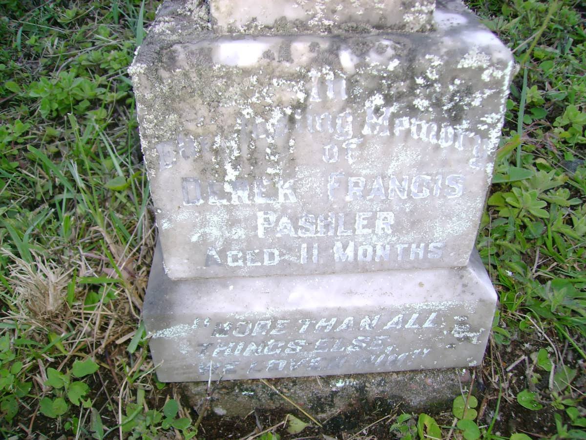 ROOYEN Groot Hermanus, van -1929 &amp; Florence Gladys -1962 :: PASHLER Derek Francis