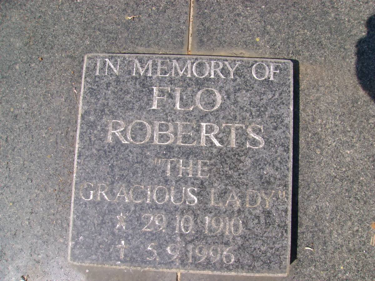 ROBERTS Bertram James Hulett 1908-1963 &amp; Flo 1910-1996