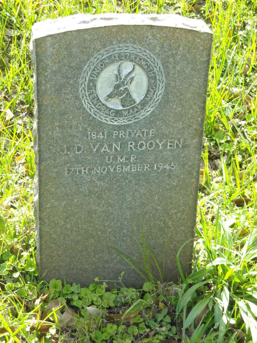 ROOYEN J.D., van -1945