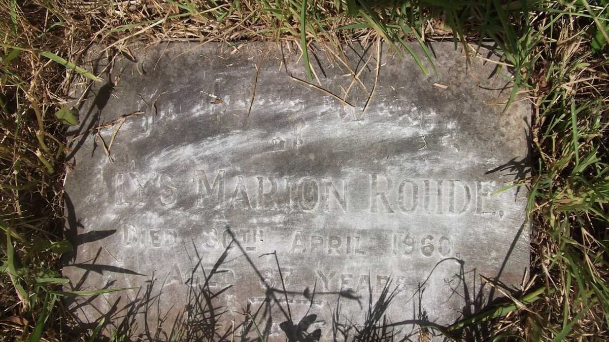 ROHDE Alys Marion - 1960