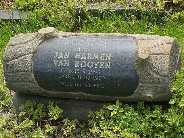 ROOYEN Jan Harmen, van 1892-1972