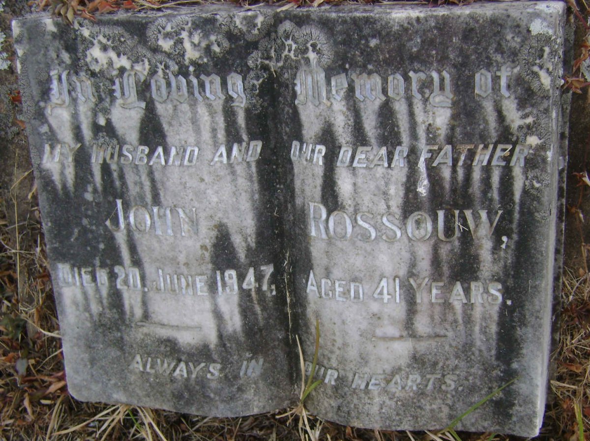 ROSSOUW John -1947
