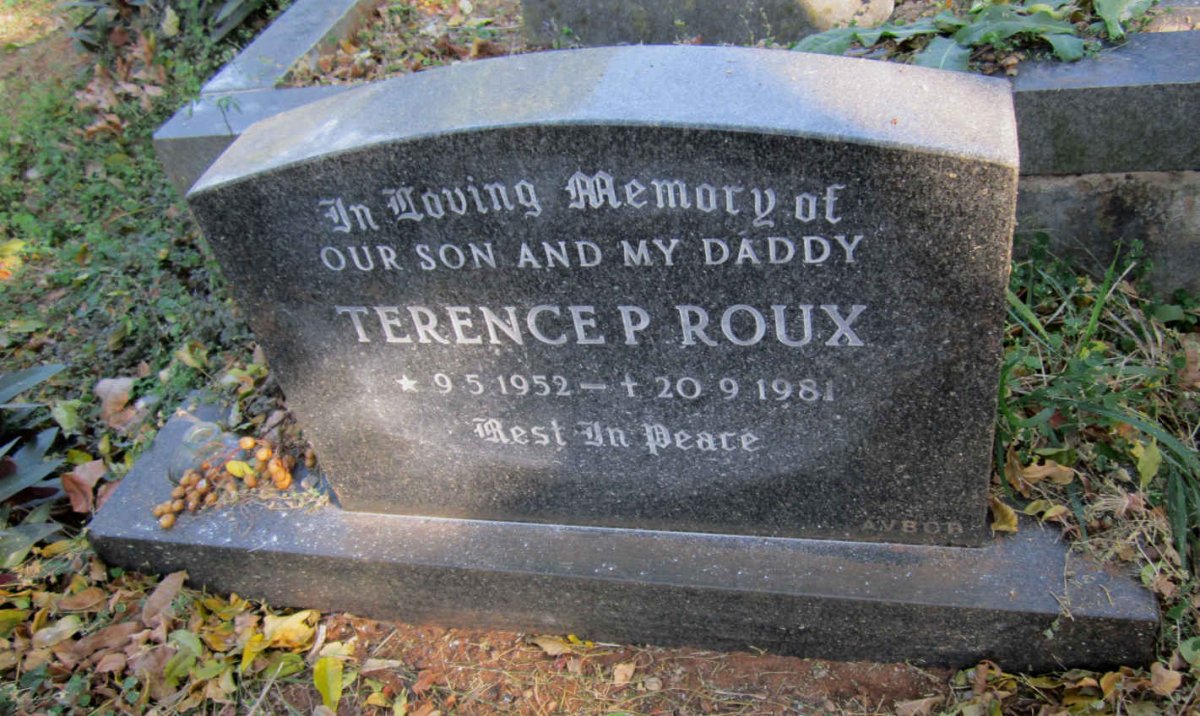 ROUX Terence P. 1952-1981