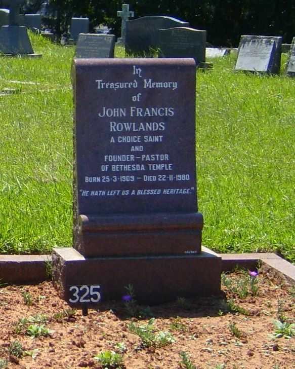 ROWLAND John Francis 1909-1980