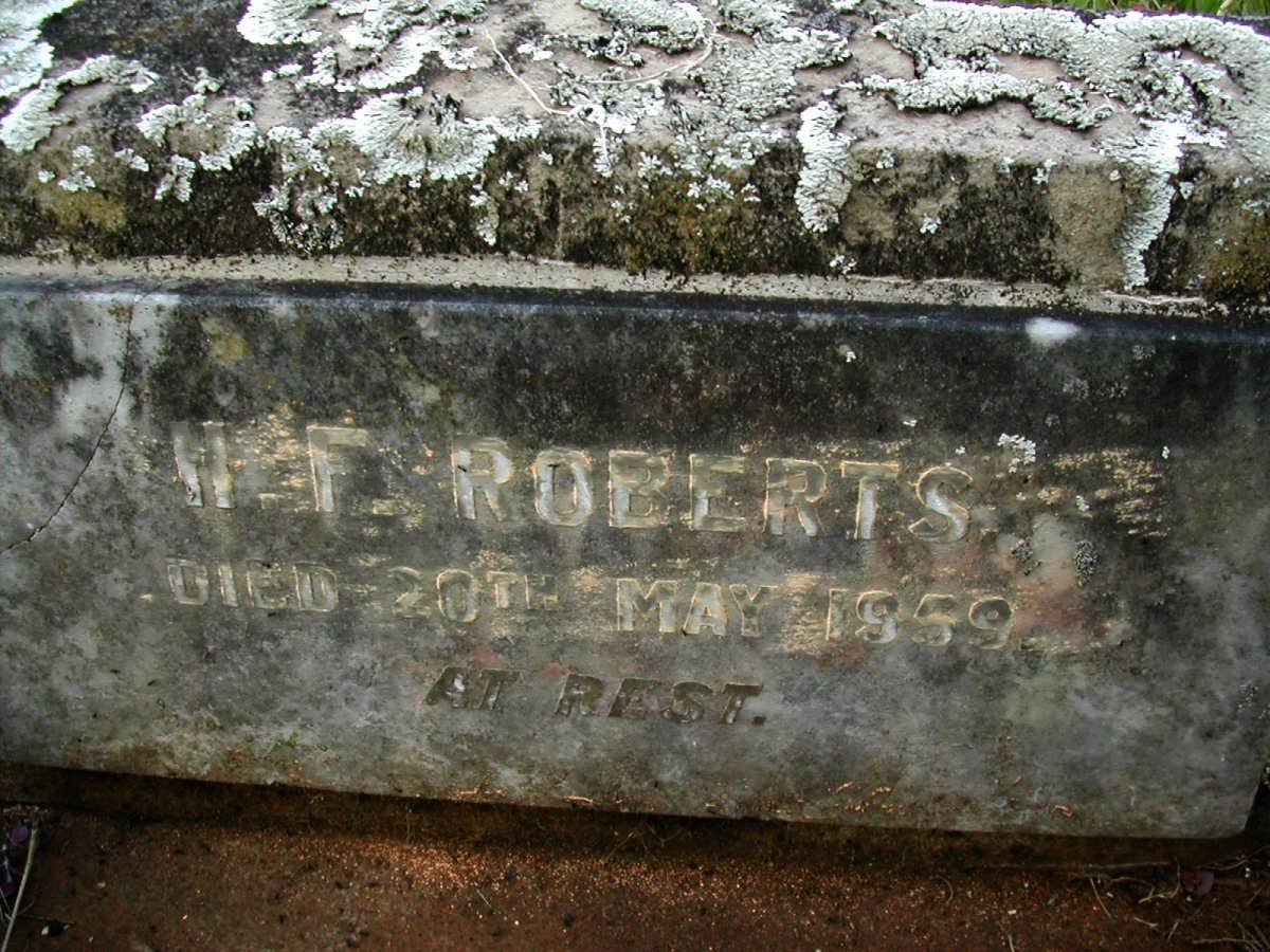 ROBERTS H.F. -1959