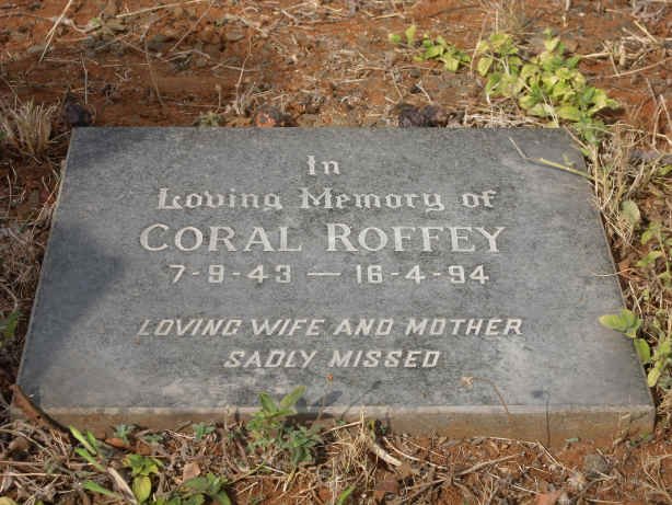 ROFFEY Coral 1943-1994
