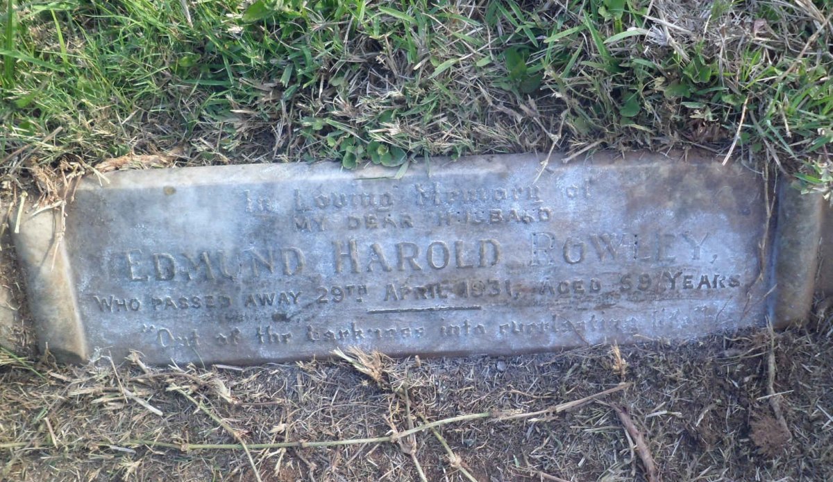 ROWLEY Edmund Harold -1931