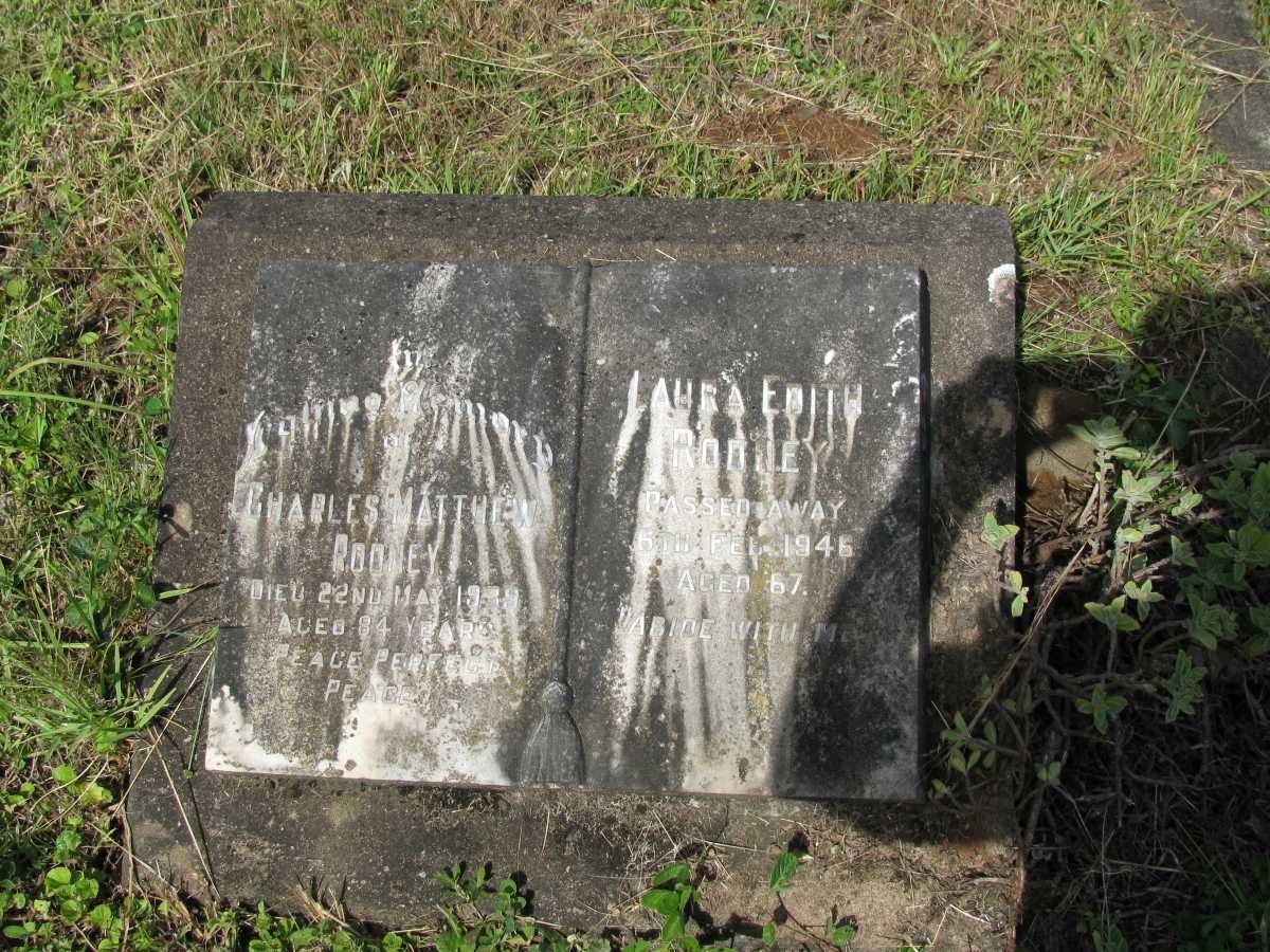 RODNEY Charles Matthew -1939 &amp; Laura Edith -1946