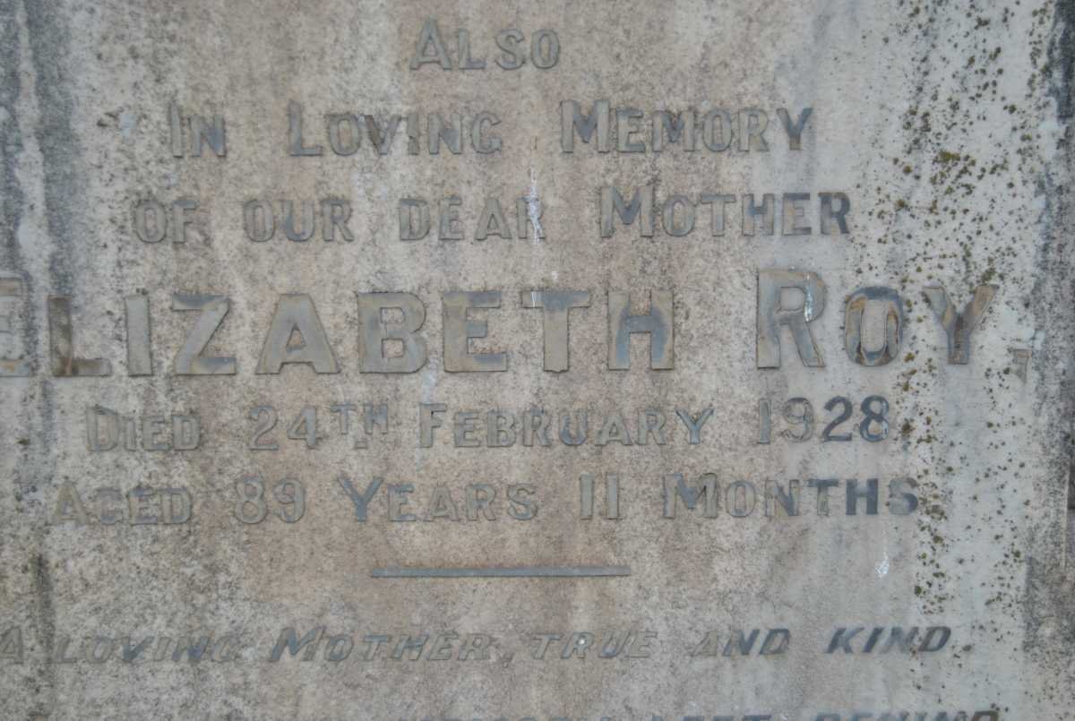 ROY Elizabeth -1928