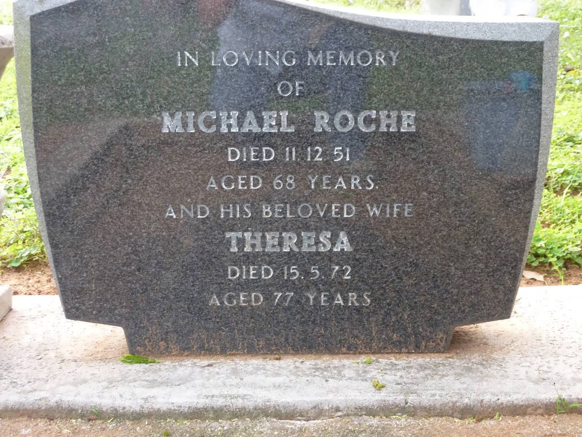 ROCHE Michael -1951 &amp; Theresa -1972