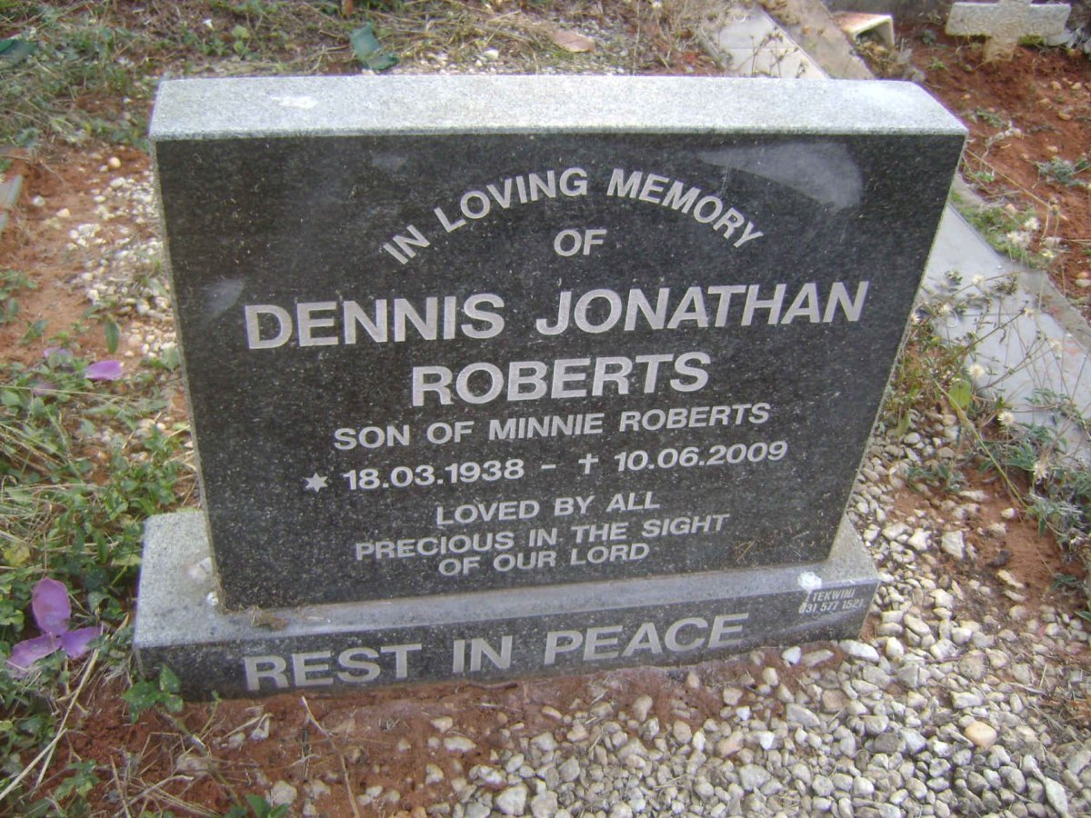 ROBERTS Dennis Jonathan 1938-2009